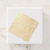 Aquamarin, orange, gelb und korallenfarbener Pinse Geschenkanhänger (Mit Box)