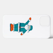 aquamarin-orange-Weihnachtslieder Case-Mate iPhone Hülle (Rückseite (Horizontal))