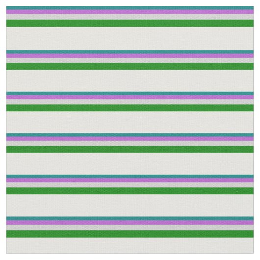 Aquamarin, orchid, leicht grau, grün und mint Crem Stoff (Nahaufnahme)