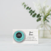 Aquamarin Paste Chalk Couture Visitenkarte (Stehend Vorderseite)