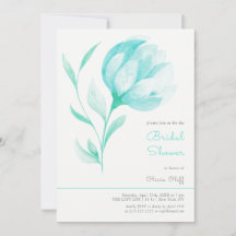 Aquamarin Peonies-Brautparty