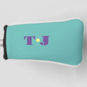 Aquamarin Personalisiert Golf Headcover (Vorderseite)