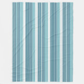 Aquamarin Pinstripe Christmas Pattern#28 ID1009 Fleecedecke (Vorderseite)