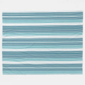 Aquamarin Pinstripe Christmas Pattern#28 ID1009 Fleecedecke (Vorderseite (Horizontal))