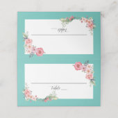 Aquamarin Platzkarte (Außenseite Aufgefaltet)