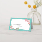 Aquamarin Platzkarte (Rückseite)