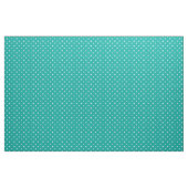 Aquamarin Polka Dot Hearts Stoff (Fat Quarter (45,7 x 55,9 cm))