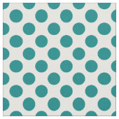 Aquamarin Polka Dot Stoff (Nahaufnahme)