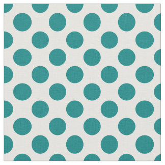 Aquamarin Polka Dot Stoff