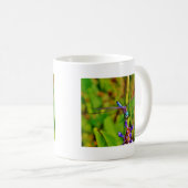 Aquamarin Rainbow Dragonfly Kaffeetasse (VorderseiteRechts)