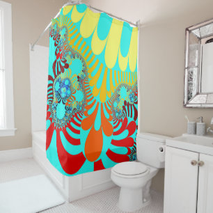 Aquamarin Rainbow Mod Duschvorhang