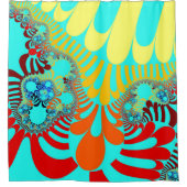 Aquamarin Rainbow Mod Duschvorhang (Vorderseite)