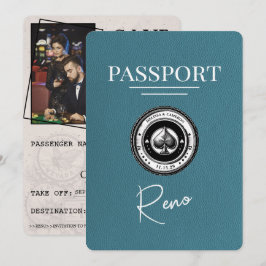 Aquamarin Reno Passport Save the Date