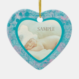 Aquamarin rosa Abstrakte Kunstfoto Vorlage Keramikornament