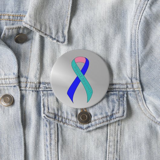 Aquamarin/rosa/blaue Multifunktionsleisten-Unterst Button (Beispiel)