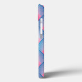 Aquamarin-rosa-Petrischale Case-Mate iPhone Hülle (Rückseite / Links)