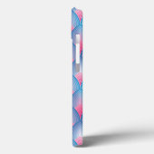 Aquamarin-rosa-Petrischale Case-Mate iPhone Hülle (Rückseite / Links)