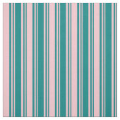 Aquamarin-rosa Streifenmuster Stoff (Muster)