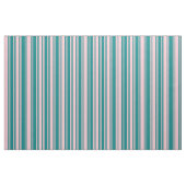 Aquamarin-rosa Streifenmuster Stoff (Fat Quarter (45,7 x 55,9 cm))