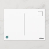 Aquamarin & Rostgarn Chicken Champion Postcard Postkarte (Rückseite)