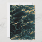 Aquamarin Sapphire Watercolor Geode BarefootBride™ (Rückseite)