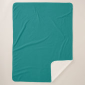 Aquamarin Sherpadecke (Vorderseite)
