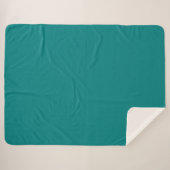 Aquamarin Sherpadecke (Vorderseite (Horizontal))