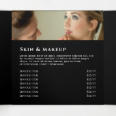 aquamarin silber Agate Trifold Broschüre (Innenseite Mitte)