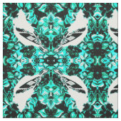 Aquamarin Songbird Stoff (Muster)