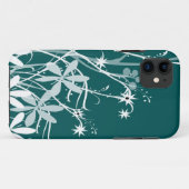 Aquamarin Spring Flowers iPhone 5 Fall Case-Mate iPhone Hülle (Rückseite (Horizontal))