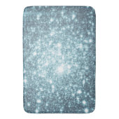 Aquamarin Stars Bath Mat Badematte (Vorderseite Vertikal)