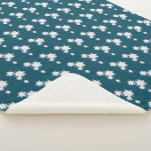 Aquamarin Stars Blanket Sherpadecke (3/4)