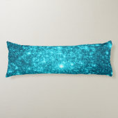 Aquamarin Stars Kissen (Vorderseite)