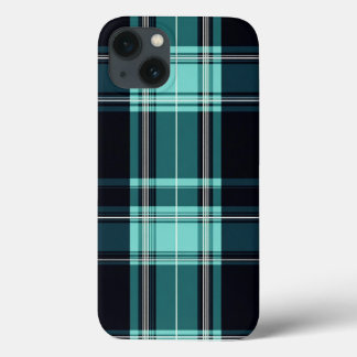 Aquamarin Tartan Chic Case-Mate iPhone Hülle