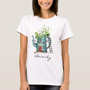 Aquamarin Teapot Fairytale House T-Shirt