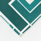 Aquamarin Topsy Turvy Fleecedecke (Ecke)