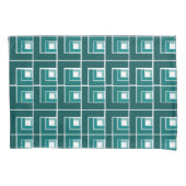 Aquamarin Topsy Turvy Kissenbezug (Vorderseite)