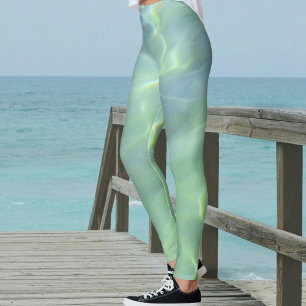 Aquamarin Tropicales Wasser Chic Leggings