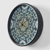 Aquamarin Türkis Meer Grün Angesagtes Bohemisch Ba Uhr (Winkel)