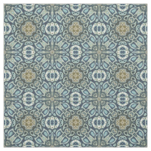 Aquamarin Türkisblau Meeresblau Grün Bali Batik Mu Stoff