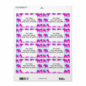 Aquamarin türkisfarbene, heiße Elefanten auf Strei (Vorne)