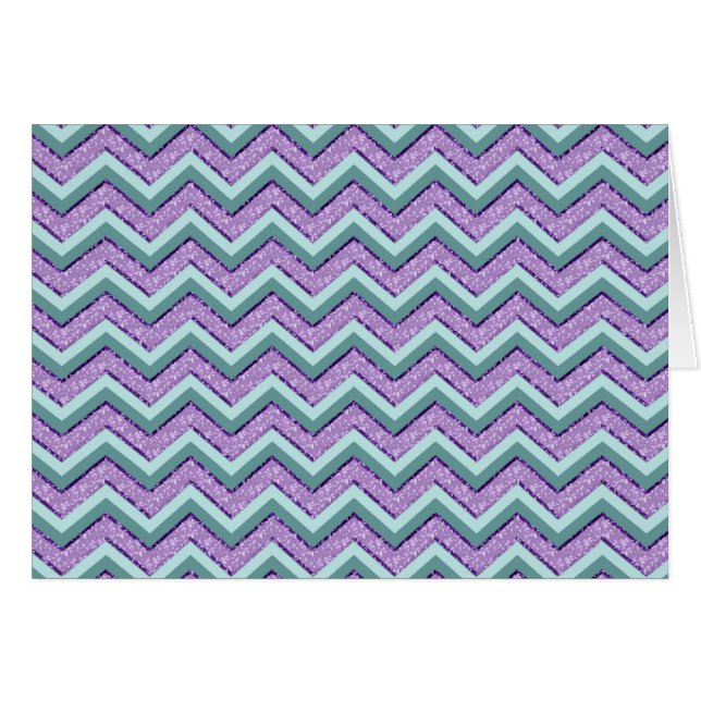 Aquamarin und Amethyst ZigZag (Vorderseite (Horizontal))