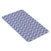 Aquamarin und Amethyst ZigZag Magnet (Rechte Seite)
