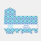 Aquamarin und blau geschenkschachtel (Ungefaltet)