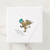 Aquamarin und Gold Griffon Damask Aquamarine Gemst Geschenkanhänger (Beispiel)