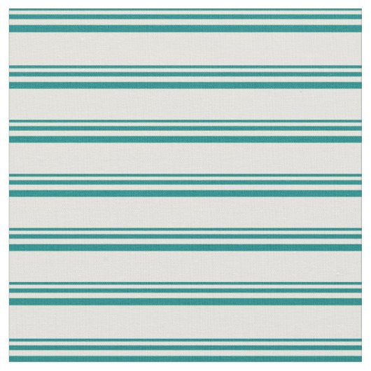 Aquamarin- und hellgelbe Leinen Stoff (Nahaufnahme)