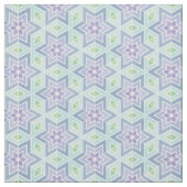Aquamarin- und Lavendelgeometrie Stoff (Muster)