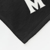 Aquamarin und Lila in Erinnerung an meinen Bruder  Fleecedecke (Ecke)