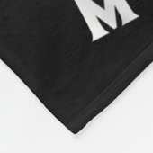 Aquamarin und Lila in Erinnerung an meinen Bruder  Fleecedecke (Ecke)