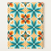 Aquamarin und Mandarine Mitte des Jahrhunderts Planer (Rückseite)